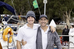 James and dad Rob Gough on ‘Tradition’.    