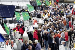 Dockside ambiance at the Cruising Yacht Club of Australia.    