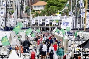 Ambiance at the docks, Cruising Yacht Club of Australia.    