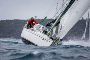 80th ROLEX Sydney Hobart Yacht Race - Innukshuk leaving the harbour.    Image: CYCA/Salty Dingo
