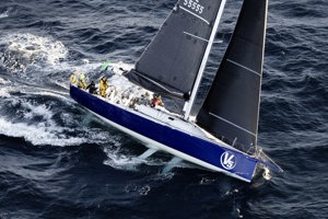 V5, Sail No: NZL55555, Owner and Skipper: Brian Petersen, Club: RNZYS/RAYC/CYCA, NEW ZEALAND, Design: TP52, LOA (m): 15.9, Year: 2001