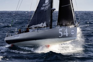 FIRST LIGHT, Sail No: USA54, Owner and Skipper: Elizabeth Tucker, Club: MHYC, NSW, Design: Class 40, LOA (m): 12.19, Year: 2008