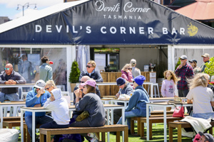 80th ROLEX Sydney Hobart Yacht Race - The Hobart Race Village.  Image: CYCA | Salty Dingo