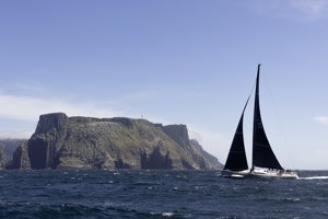 Rounding Tasman Island 

ARAGON, Sail No: NED8313, Owner: Andries Verder, Skipper: Andries Verder/Josh Axler, Club: RMYC, NETHERLANDS, Design: Marten 72, LOA (m): 22.1, Year: 2006