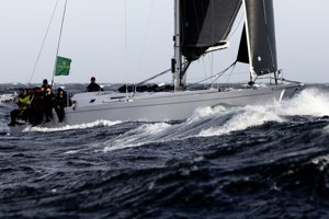 MRV, Sail No: SYD5, Owner and Skipper: Damien King, Club: SYC, VIC, Design: Frers 61, LOA (m): 18.5, Year: 1996