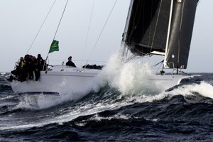 MRV, Sail No: SYD5, Owner and Skipper: Damien King, Club: SYC, VIC, Design: Frers 61, LOA (m): 18.5, Year: 1996