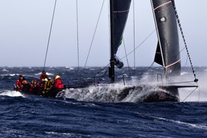 SCARLET RUNNER, Sail No: SM13, Owner and Skipper: Rob Date, Club: SYC, VIC, Design: Carkeek 43, LOA (m): 13.1, Year: 2022