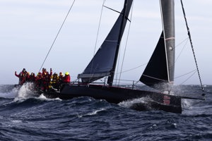 SCARLET RUNNER, Sail No: SM13, Owner and Skipper: Rob Date, Club: SYC, VIC, Design: Carkeek 43, LOA (m): 13.1, Year: 2022