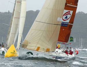 Winner of both IRC and IMS divisions of the Rolex Sydney Hobart Yacht Race