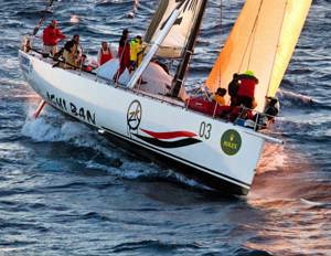 Matt Allen's Jones 70 Ichi Ban,approx. 2nm SE of Cape Raoul