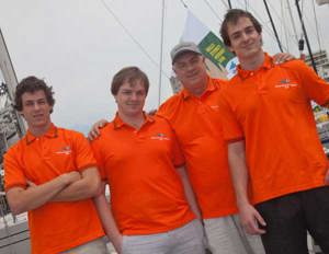 All in the family – the four Kinsmans from Blunderbuss – L-R: Fred, George, Tony and Harry Kinsman