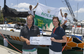 A record donation to worthy charity and Rolex Sydney Hobart competitor