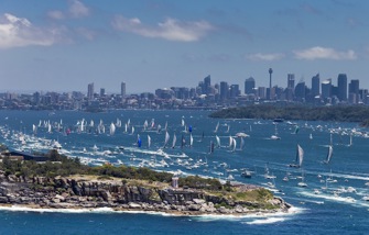 Replay of the Rolex Sydney Hobart Yacht Race Start