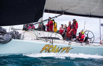 Photographs of the line honours winner of the 2018 PONANT Sydney Noumea Yacht Race