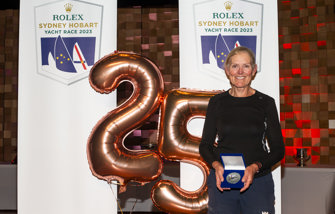 Vanessa Dudley completes her 25th Rolex Sydney Hobart