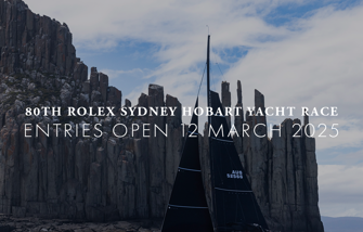 Entries for the 80th Rolex Sydney Hobart will open on 12 March 2025