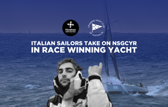 Italian Sailors Take on 2025 NSGCYR in race Winning Yacht