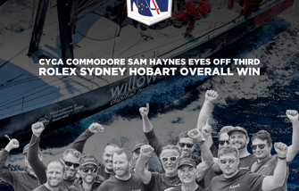 CYCA Commodore Sam Haynes eyes off third Rolex Sydney Hobart Overall win