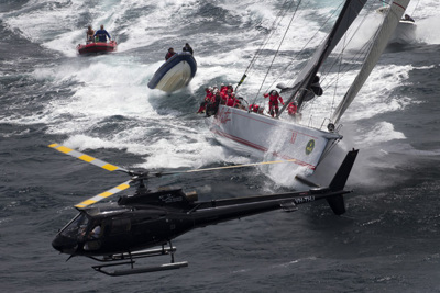 Andrea Francolini's images from the start of the Rolex Sydney Hobart