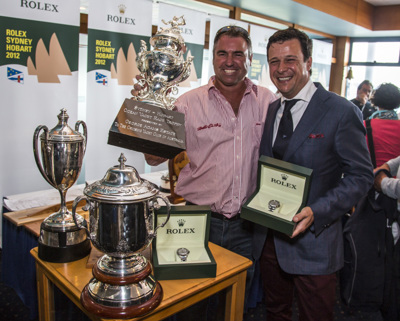 Presentation of trophies brings Rolex Sydney Hobart to a close