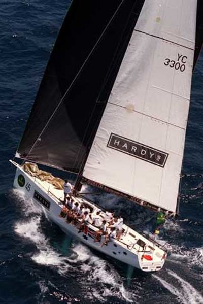 Long spinnaker run north