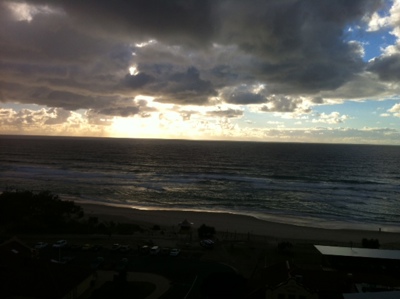 Outlook from the Race Finishing Box