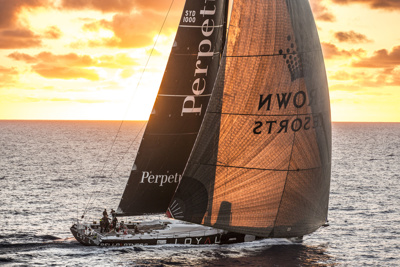 Anthony Bell, skipper of Perpetual LOYAL talks to the media team