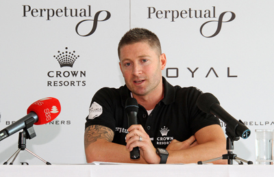 Michael Clarke joins the Perpetual LOYAL Yacht Racing team for Land Rover Sydney Gold Coast Yacht Race