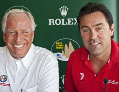 Neville Crichton and Mark Richards after the Race Briefing