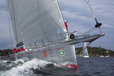 Wild Oats on the run in Land Rover Sydney Gold Coast Yacht Race 