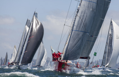 Spectacular Race Start for Rolex Sydney Hobart 2014