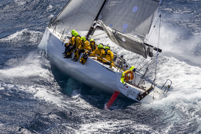 French yacht takes second place 