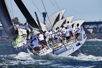 Giacomo crosses ditch for Land Rover Sydney Gold Coast Yacht Race