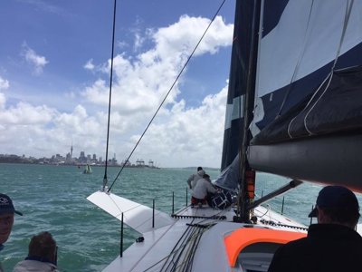 Ludde Ingvall's CQS Finishes Round White Island Race in NZ