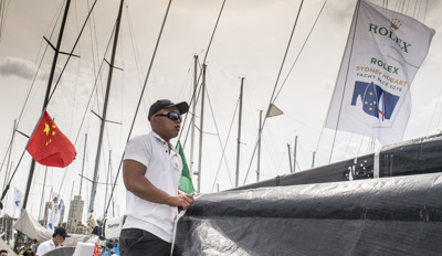 UBOX crew member before the 2016 Rolex Sydney Hobart
