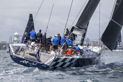Black Jack Skipper Mark Bradford pre-race