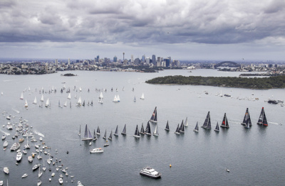 Photographs from Day 1 of the 2017 Rolex Sydney Hobart