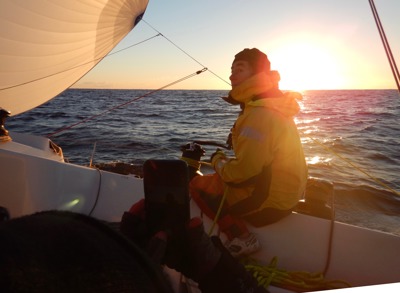 VIDEO | Wax Lyrical early on Day 4, approaching Fingal Head