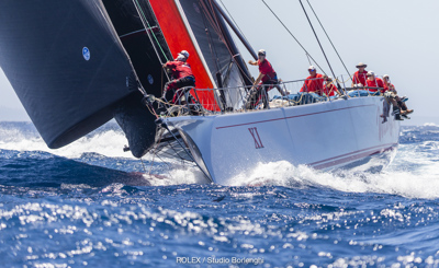Line honours too close to call