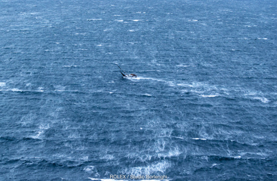 Yachts encounter tough conditions