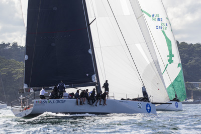 VIDEO | Bush Paul Group crossing the finish line in the 2019 Noakes Sydney Gold Coast Yacht Race