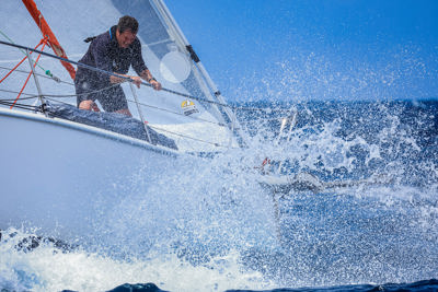 Joker on Tourer on song with fully-crewed boats