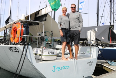 Inside the electric TP52 being sailed two-handed