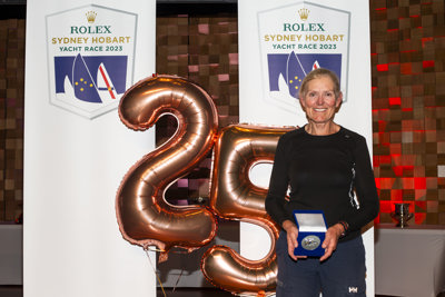Vanessa Dudley completes her 25th Rolex Sydney Hobart