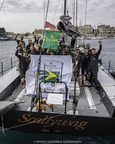 Scallywag on Cloud Nine - Rolex Middle Sea Yacht Race Monohull Line Honours