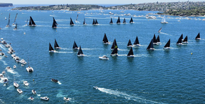 2024 Rolex Sydney Hobart race start.   Image: ROLEX | Carlo Borlenghi