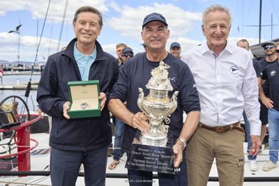 Rolex Sydney Hobart Yacht Race 2024 - Celestial V70 presented Tattersall Cup