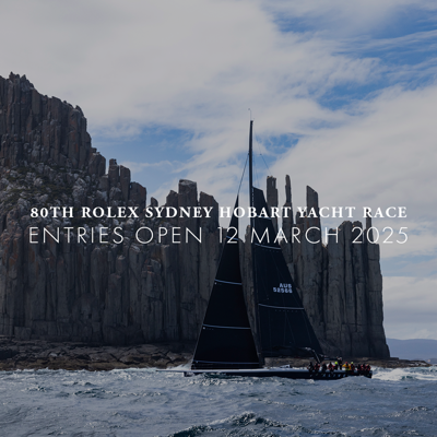 Entries for the 80th Rolex Sydney Hobart will open on 12 March 2025