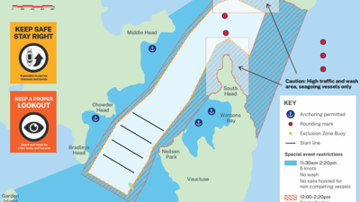Rolex Sydney Hobart: Important information for on-water spectators