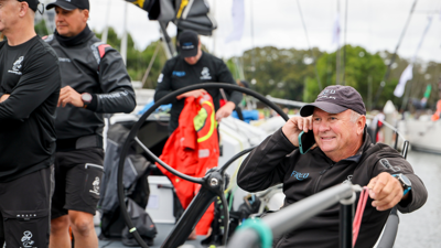 Smuggler enjoying the sun and sea 